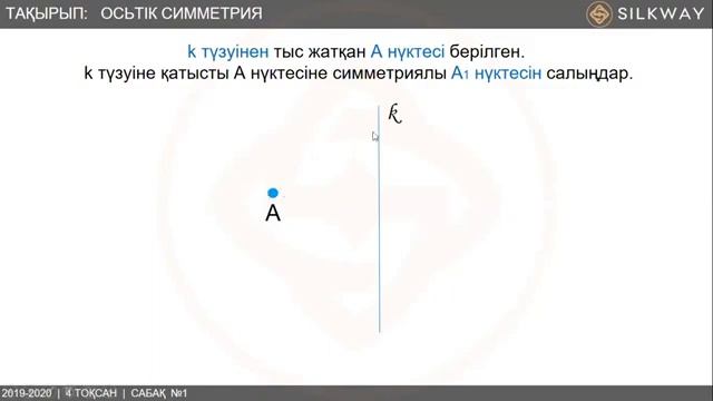 6 сынып. Математика. ОСЬТІК СИММЕТРИЯ