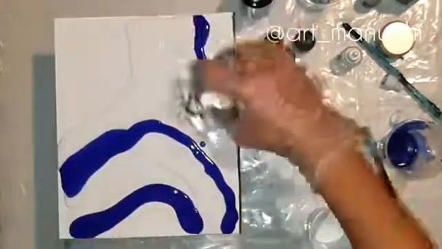 Картина эпоксидной смолой срез камня. Epoxy resin stone cut