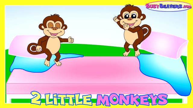 "Five Little Monkeys Jumping on the Bed" - Nursery Rhymes, Baby Songs, 5 Little Monkeys