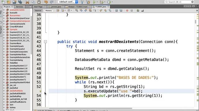 PRG 2019 Abdó 21. Java amb BD. Procediments Emmagatzemats. Metadades d'una connexió. T-13. Pàg 13-1 смотреть онлайн