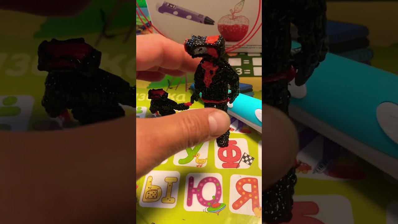 3д ручка в деле первые поделки своими руками! Если зайдет будет еще) смотреть онлайн