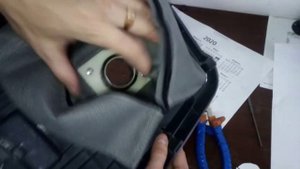 Устанавливаем пылесборник пылесоса часть 2 установка многоразового мешка пылесоса вырезаем заготовк