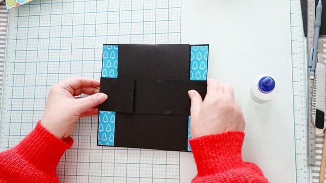 Scrapbooking TUTO page 4 face À album popup de Noël scrapbooking popupalbum scrapbook