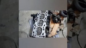 замена прокладки ГБЦ гольф 3/пассат б3 1,8 моно RP .golf mk3. Volkswagen.