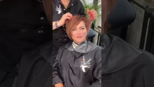 СТРИЖКА БОБ-КАРЕ С ГРАДУИРОВКОЙ/BOB-SQUARE HAIRCUT WITH GRADUATION