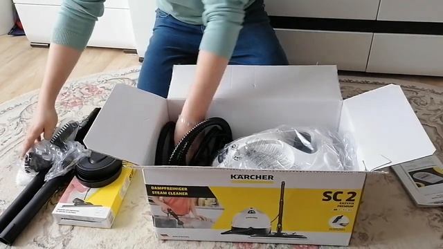 Распаковка - Пароочиститель Karcher SC 2 EasyFix Premium