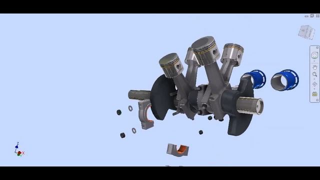 Compressor GEA Grasso HP55 3D Model смотреть онлайн