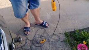 Автомобильный душ для путешествий