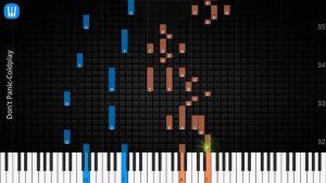 🎹Solo & Chord, Don't Panic, Coldplay, Synthesia Piano
