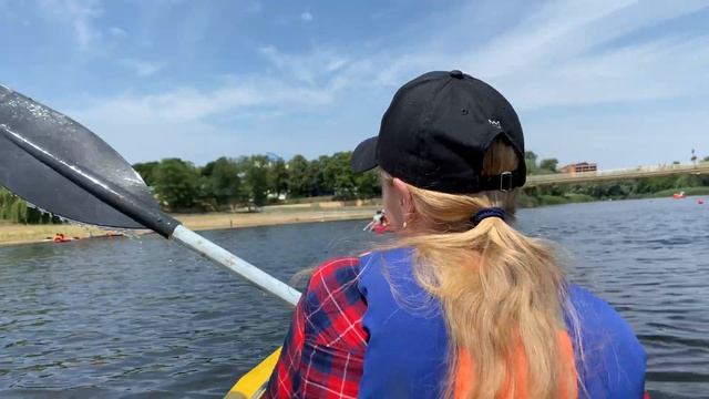 Спуск на байдарках по р. Хорол. смотреть онлайн