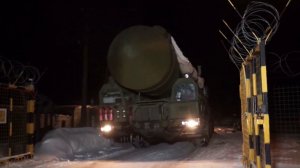 Выход подвижных установок РК «Ярс» на боевое патрулирование в Новосибирской области