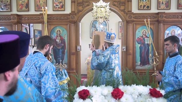 25.09.2018 Литургия в храме святителя Николая Чудотворца г. Крупки смотреть онлайн