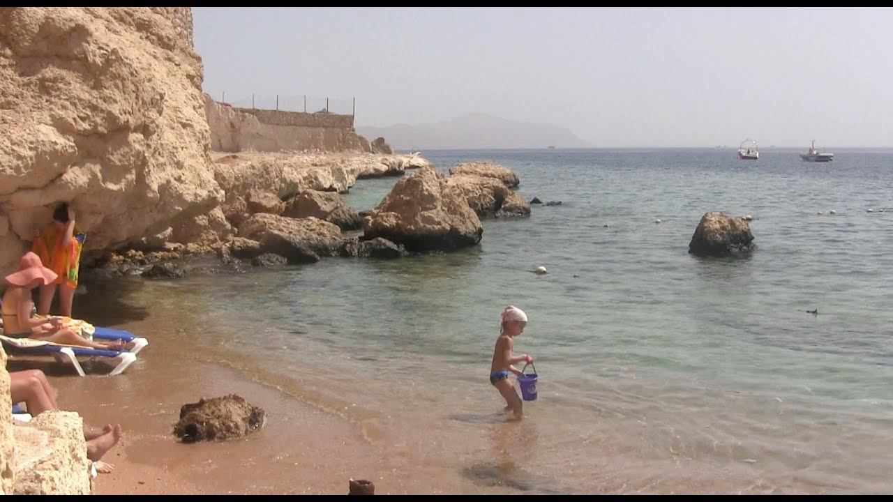 Пляж отеля "Hilton Sharks Bay Resort" 4*, Шарм-Эль-Шейх.