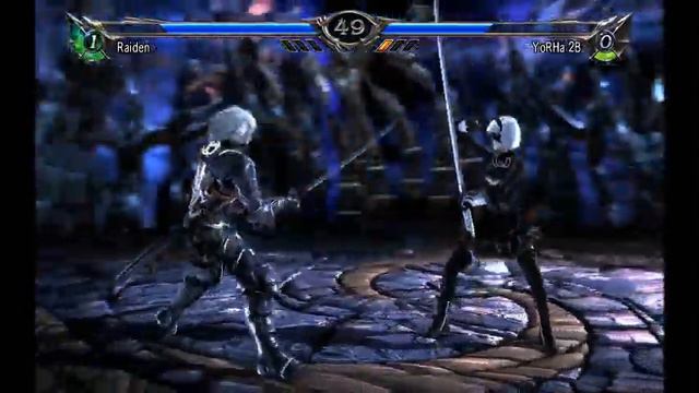 Soul Calibur V - YoRHa 2B from NieR: Automata VS. Raiden from Metal Gear Rising смотреть онлайн