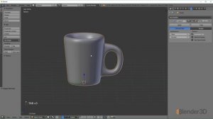 Чашка кофе в Blender