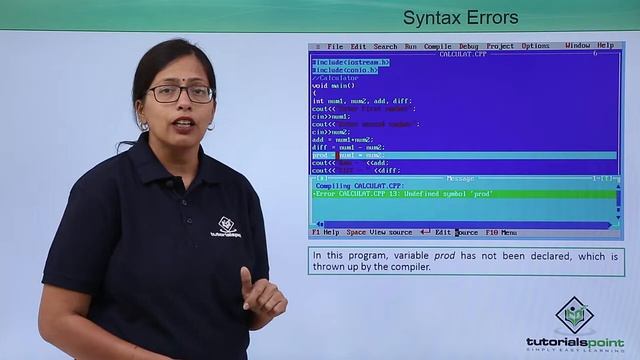 Software Syntax Errors