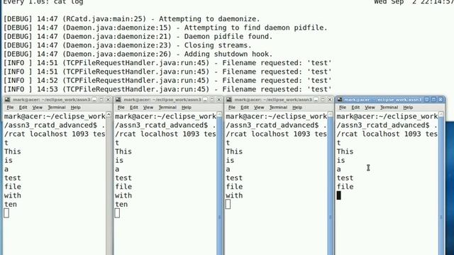 rcatd - simple multithreaded java file server using custom protocol смотреть онлайн