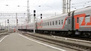 Электровоз ЭП2К-183 с поездом № 124 Белгород - Новосибирск