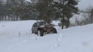 Kumho M/T KL71 33x12.5 R15_Зимний тест_Суоранда )