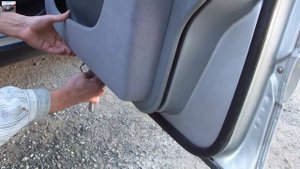 Снятие обшивки двери Mercedes W210 How to remove door trim panel
