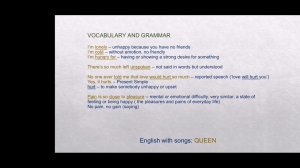 3. English with songs: Queen. One Year Of Love