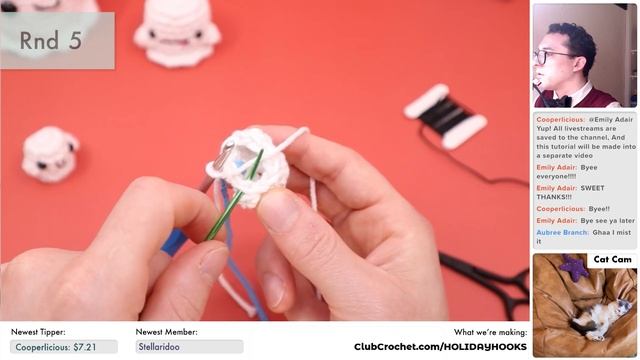 How to Crochet a Ghost in Less Than 60 STITCHES! | Minigurumi Pattern Tutorial - LEFTY VERSION смотреть онлайн