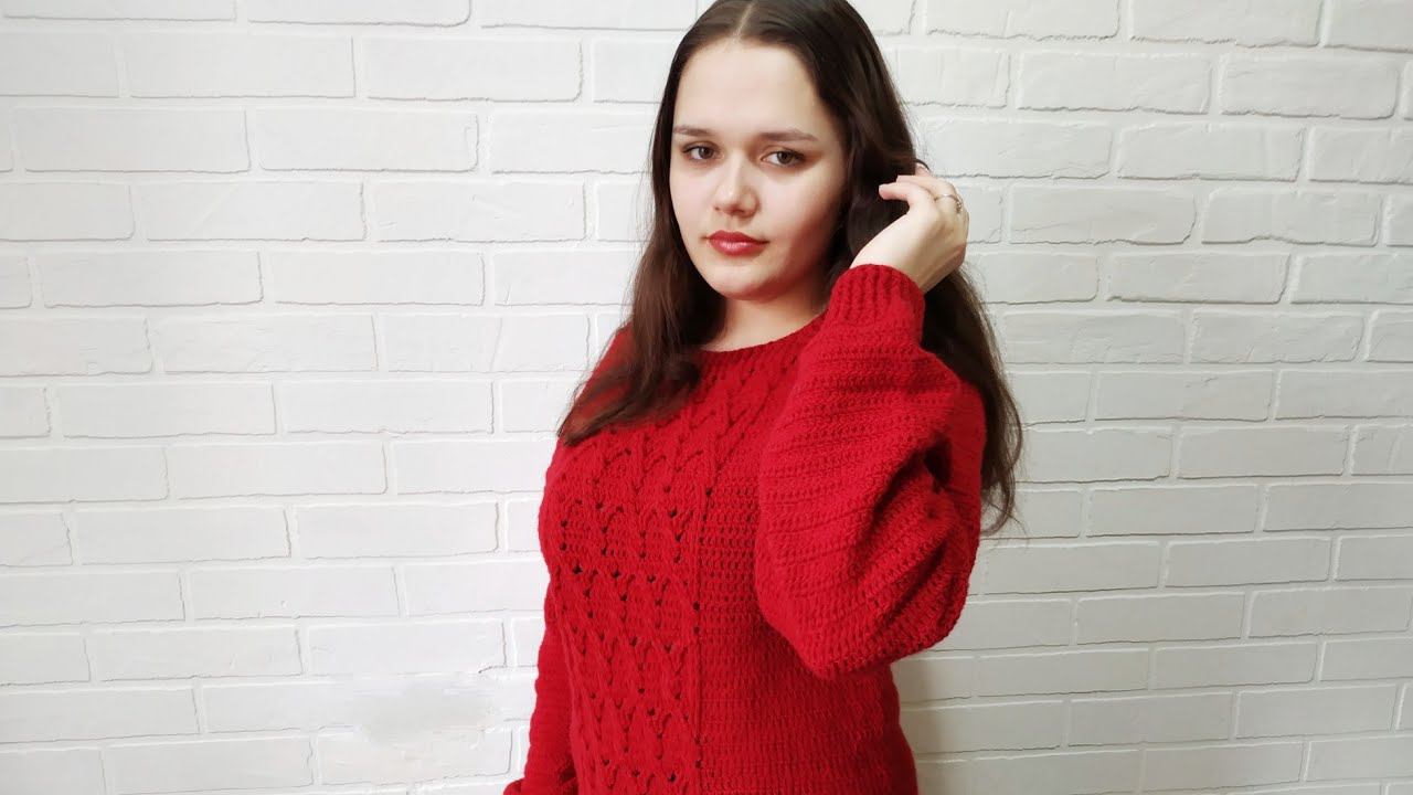 ДЖЕМПЕР КРЮЧКОМ готов/ПРЯЖА для НОВОГО ПРОЕКТА #вязаниекрючком #джемперкрючком #араныкрючком