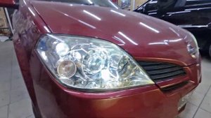 Nissan Primera Установка BI-LED Aozoom K3