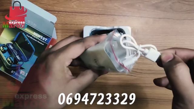 TWS Écouteurs sans fil M10 Bluetooth 5.1, boîte de charge, résistant à l'eau. смотреть онлайн