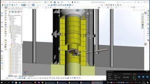 Пиролизный газогенератор обращённого процесса. Рабочая зона 700 мм диаметр.
