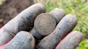 Две находки в огороде на FROGMAN T90. КОП с китайским металлоискателем GOLD HUNTER