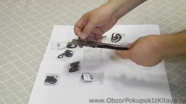 Ремешок для фонариков и фотоаппаратов с кнопкой фиксации. 20 см. Распаковка покупок из Китая 2017. смотреть онлайн