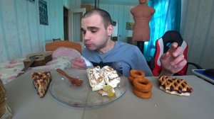 МУКБАНГ ШАУРМА / ТАКОС / ГИРОС / FAST FOOD / ЧИЗКЕЙК / ПИРОГ / EATING Mukbang ASMR АСМР