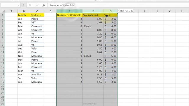 How To Move Columns Or Rows With Cursor In Excel смотреть онлайн