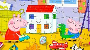 Пазл Свинка Пеппа, Детская комната - собираем пазлы для детей | Polinka-Vitaminka