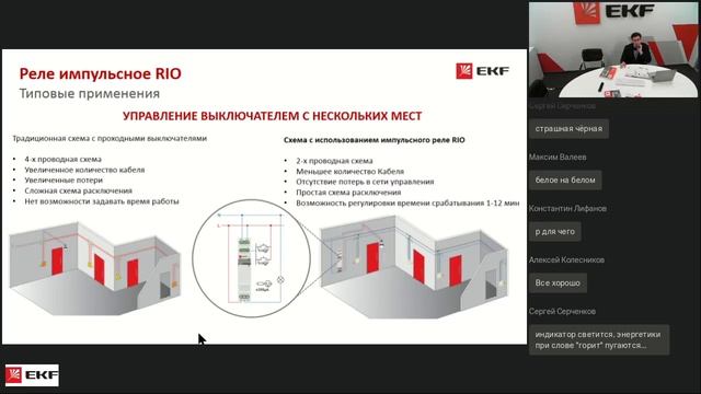 Вебинар -- Электронные реле EKF смотреть онлайн