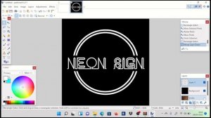 How to make a Neon sign - Using Paint.Net