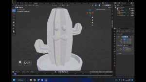 Кактус лоу-поли в blender. Полный туториал для начинающих.