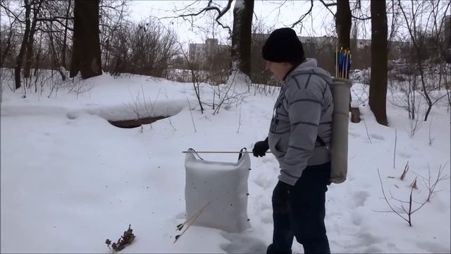 Очередная мишень мешок для стрельбы из лука и арбалета.