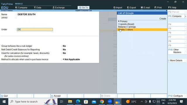 How to create Balance Sheet in Tally Prime | GIT education смотреть онлайн
