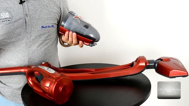 Review Hyundai Stick Vacuum Cleaner cordless VC01R, 1800 mah, 0.4l, Turbo Air смотреть онлайн