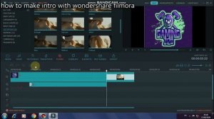 HOW TO MAKE INTRO WITH WONDERSHARE FILMORA