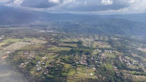 Volcano Views Landing in San Jose Costa Rica