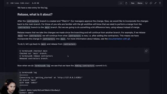 Lesson 6 - Version control, time travel, branch, and rebase смотреть онлайн