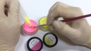 Градиент (Омбре) акриловой пудрой