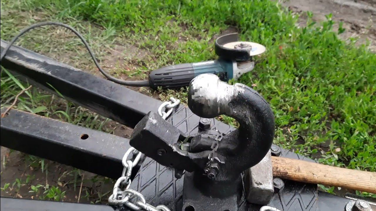 Фаркоп на УАЗ . Ручная работа))).