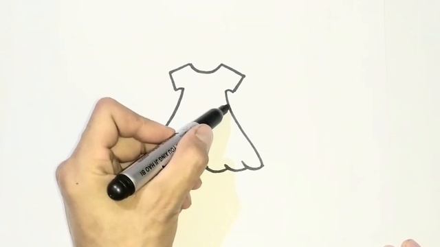 Рисуем рубашку для детей Draw a shirt for children