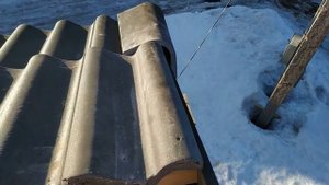 Монтаж натуральной черепицы.