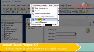 #DELPHI7 - STEP BY STEP INSTALL QUICK REPORT DELPHI 7