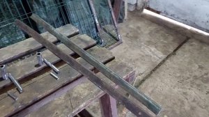 Распашные ворота 4,2м своими руками.